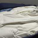 Serta Goose Feathers Down Fiber Comforter Oversize King Duvet Insert,100% Cotton, Hotel Luxury Hypoallergenic Comforter All Season Medium Warmth 108 x 98 in White