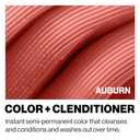 Keracolor Color + Clenditioner 3-in-1 Color-Depositing Conditioner, Gently Cleanses & Conditions, Semi-Permanent Hair Color, 23 Shades, 12 Fl Oz