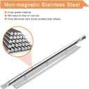 24" Stainless Steel Burner Tubes Replacement for Viking VGBQ530-4RT/E, VGBQ5304RE, VGBQ5304RT, VGBQ530T, VGBQ532-3RT/E, VGBQ5323RE, VGBQ5323RE1, VGBQ532T, VGIQ300-2RT, VGIQ410, 2 Pack
