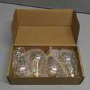 UNILAMP Edison Bulbs 40 Watt, Vintage Light Bulbs, A19 Antique Incandescent Light Bulbs, E26 Dimmable Decorative Light Bulb, Warm White 2700K, 110-130V, 4 Pack