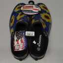 Sloggers Original Waterproof Rain and Garden Shoe for Women Outdoor Slip-On Garden Clog (10, Sunflower Print Blue)