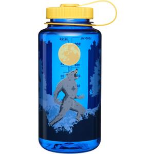 Nalgene 32 oz Wide Mouth Water Bottle, Werewolf
