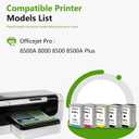 940XL Ink Cartridges Combo Pack (5-Pack, 2Black/1Cyan/1Magenta/1Yellow) Replacement for HP 940XL Ink for OfficeJet Pro 8000 8500A 8500 A909a 8500A A910a Printers