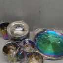 Stainless Steel Dinnerware Set - Plates and Bowls Set With Coffee, Pasta, Kitchen Utensils - KITCHEN AND DINING Essentials- is Dishwasher Safe and Microwave Safe Rainbow