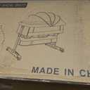 Baby Cradle, Freestanding Bedside Bassinet, 3-in-1 Convertible Bassinet with 360 Swivel Wheels, 2026 New Model Adjustable, Easy-Fold Portable Neutral Baby Newborn Bassinet (Dark Gray)