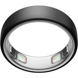 Oura Ring 5 - Stealth - Size 12 - Worlds Smallest Smart Ring - Sleep, Activity, Womens Health, AI Advisor, 1 Week of Battery Life, Size Before You Buy, Android & iOS Compatible