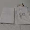 1000 TC White King Pillowcases Set of 2 100% Egyptian Cotton Pillow Cases with Long Staple Cotton & Sateen Weave, Silky Soft Hotel - Like Bed Pillow Covers for Comfy Sleeping, Snug Fit