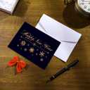 NUOBESTY Happy New Year Cards with Envelopes, 30 Pack Christmas Blank Foldable Greeting Cards Boxed Set for Holiday Wishes, New Year Crafts, Festive Decor, Family and Friends