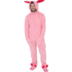 Briefly Stated Adult Unisex A Christmas Story Bunny Union Suit Pajama Halloween Cosplay Costume