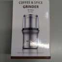Secura Electric Coffee Grinder and Spice Grinder with 2 Stainless Steel Blades Removable Bowls