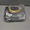 Travel Essentials, Toiletry Bag for Women & Makeup Bag with Hook  High-Capacity Travel Hanging Wash Bag | Black PU Leather, Transparent Base, Zipper Closure, Luxe Look, Durable & Stylish