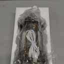 Christmas Snow Globe Lantern Water Glittering Christmas Tree Crown with Music, USB Lined/Battery Operated Lighted Lantern for Christmas Festival Decoration Gifts