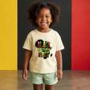 Toddler Juneteenth T-Shirts for Boys Girls Freedom 1865 Shirt Short Sleeve Cotton 2T-8T