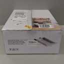 2 Pack Pull Out Cabinet Organizer, 21.8" Deep Slide Out Drawer for Cabinets Adhesive Pull Out Drawers Heavy Duty Pull Out Shelves for Kitchen, Cupboard, Pantry, Bathroom-White