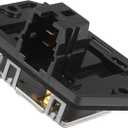 Motoforti HVAC Blower Motor Resistor, AC Blower Control Module, for Toyota RAV4 2001-2005, Metal Plastic, No.87138-42030, Black