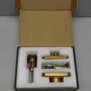 1 Pack Antique Brass Password Single Bronze Cylinder Deadbolt Lock Keyless Passcode Handle set Front Entry Interior Exterior Door Deadbolts