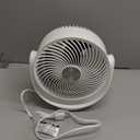 Dreo Fan for Bedroom, 12 Inches, 70ft Powerful Airflow, 28db Quiet Table Air Circulator Fans for Dorm Room, 120 Adjustable Tilt, 3 Speeds, Desktop Fan for Home, Office, Kitchen (White)