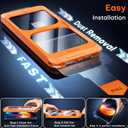 TOCOL for iPhone 15 Pro Screen Protector, [9H Hardness] [Military Grade Shatterproof] HD Tempered Glass for iPhone 15 Pro Full Coverage Screen Protector, Easy Installation, 2 Pack