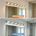 LED Modern Bathroom Vanity Light Fixtures 6-Light 47.24in 36W