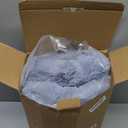 Thick Bubble Faux Fur Heated Blanket Electric Blanket 50"x60", Soft Faux Rabbit Fur with Remote Controller, Overheat Protection, 12 Time Settings, 5 Heating Level, Machine Washable (Blue)