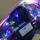 Joomer Christmas Net Lights - 12FT x 5FT 360 LED Plug-in Mesh Lights, Waterproof with 8 Modes, Timer, Connectable for Bushes, Trees, Garden, Outdoor Christmas Decor (Green Wire, Multicolor)