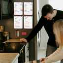 4 PCS Magnetic Dry Erase Shopping List for Fridge with 6 Fine Point Dry Erase Markers | 6x9 Grocery List Magnet Pad  Magnetic Shopping List Pad - Dry Erase Fridge Notepad with Magnet