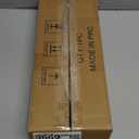 AOJEZOR Toilet Paper Holder Stand: PVC Freestanding Bathroom Cabinet Storage for Apartment Dwellers - Slim Bathroom Storage - Black (15.4 inch H)