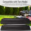 2 Pack 120-6241Trailing Shield Flap Compatible with Toro 30" Timemaster 20200, 20975, 20977, 23511, 23513, 33511, 33513, 20199 Lawn Mower