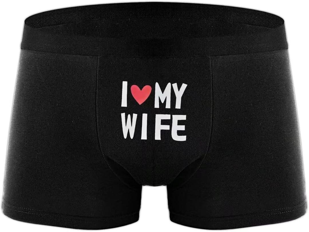 Sexy Code 1701 Men's Boxer Briefs with Novelty Pattern Printing - Fun Underwear Shorts Comfortable & Soft (X-Large, Black)