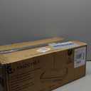 AMZCHEF Double Induction Cooktop with Removable Griddle Pan Non-stick, 1800W 2 burner Portable Induction Stove With Sensor Touch 9 Power Levels, 99 Min Timer, Iron Grey