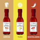 2 x Ofood Korean Hot Sauce Variety  [Yuzu]  Authentic Korean Condiment for Cooking, Dipping, BBQ, Noodles & More | Bold, Spicy & Tangy Flavors in Glass Bottle (1 Pack, Yuzu) (7.2 Ounce (Pack of 1))