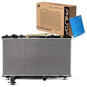 PHILTOP 2817 OE Aluminum Core Radiator For 2007 Camry GAS(Japan Built) 2008-2011 Camry 3.5L(USA or Japan Built; w/o Towing Package) 2005-2012 Avalon 2009-2016 Venza 3.5L Lexus 2007-2012 ES350
