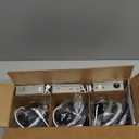 4 Inch Led Recessed Lights - with Night Light, 5CCT+2000K, LED Recessed Lighting, Canless Recessed Lighting 4 Inch, 12+3W 1100LM, Dimmable, ETL, with Junction Box, Black, 6 Pack