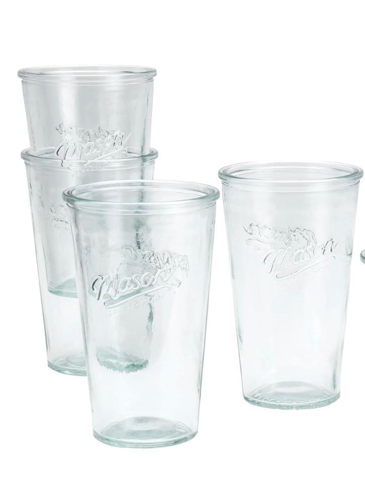 Mason 8 Pack Drinkware Set