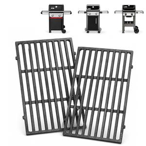 Utheer 7637 Grill Grates for Weber SpiritⅠ/Ⅱ E210 Grill Parts | Spirit 200 and 200 II GS4 E-210 E-220 S-210 S-215 (2016-2025+) Grill Replacement Parts,17.5 x 10.2 Inch Cast iron Grates
