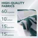 likloks Compression Toe Socks for Men & Women Over-The-Calf (OCT) Athletic Running Printed Socks with Toes (3 Pairs) (S)