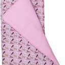 Wildkin Kids Original Nap Mat Cozy Kids Sleep Mat with Pillow, ideal for School & Travel (Pink, L)