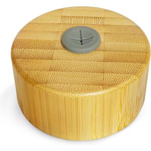 Fulbevy Bamboo Lid for 32 Oz Motivational Glass Water Bottles - Durable, Stylish and BPA-Free, Bamboo Top Replacement Cap Exclusive for Fulbevy Water Bottles