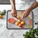 Titanium Cutting Board - New Titanium Cutting Boards for Kitchen Double Sided Non Toxic Titanware Cutting Board, Ideal Charcuterie & Chopping for Meat, Cut Easy Clean Chopping Board (18 * 12in)