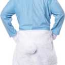 California Costumes Deluxe Adult Easter Bunny Costume White/Blue. L-XL