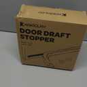 42" Weighted Draft Stopper for Bottom of Doors and Windows, Heavy Duty Sound Proof Door Draft Guard Door Soundproofing Under Door Noise/Air/Wind Blocker, 2.4Lbs
