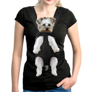 YUDODO Pet Dog Carrier Backpack Adjustable Dog Front Carrier, Legs Out Easy-Fit Dog Travel Backpack Carrier for Hiking Camping for Small Medium Dogs Cats and Rabbit (Small (Pack of 1), A-Black)