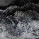 BEDELITE Fleece Oversized Queen Comforter Set -Super Soft & Warm Fluffy Navy Blue Bedding, Luxury Fuzzy Heavy Bed Set for Winter with 2 Pillow Cases