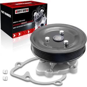 Engine Water Pump Automotive w/Pulley Gasket 251102G400 252-960 Compatible for Hyundai Sonata Tucson Santa Fe Forte Optima Outlander 2006-2019