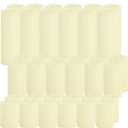 36 Pcs Ivory Pillar Candles Bulk SetHurricane Candles3 Different Lengths 2 x 3/4/6 Inch (12 Each)Dripless Unscented SmokelessGives You a Better Atmosphere When Organizing an Event Party.