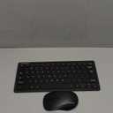 TECKNET Wireless Keyboard and Mouse Combo, Mini Cordless Computer Keyboard and Mouse Set 2.4GHz, Silent Adjustable 1600 DPI, Quiet Click, Lag-Free for Computer, Laptop, PC, Windows, Mac, Chrome OS (Black)