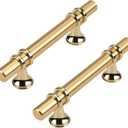 25 Pack Kitchen Cabinet Handles Gold Cabinet Pulls 3 Inch Brushed Gold Drawer Pulls for Dresser Bathroom Modern Kitchen Hardware for Closet and Cupboard, Zinc Alloy Base (Hole Center:3 inch(76mm))