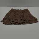 Flowy Shorts for Women Casual Boho Floral Skorts Ruffle Mini Skirts Running Tennis Butterfly Chiffon Shorts L