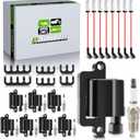 UF271 Square Ignition Coil Pack 41962 Spark Plug 9748rr Wire Fit for Chevrolet Silverado Avalanche Tahoe for GMC Sierra Yukon 1500 2500 3500 for Hummer H2 4.8L 5.3L 6.0L 8.1L 8 pcs