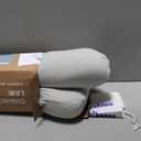 Cushion Lab Travel Deep Sleep Pillow  Compact Memory Foam Neck Pillow for Sleeping, Portable Pillow for Hotels, Camping, Side & Back Sleepers, On-The-Go  Black